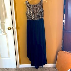 Evening high-low dazzle!